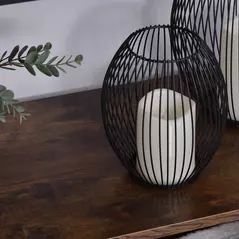 HOMCOM Industrial Bookshelf, Storage Shelf, Large Bookcase with 3 Open Shelves, Multifunctional Rack for Living Room, Office, Rustic Brown and Black - 9