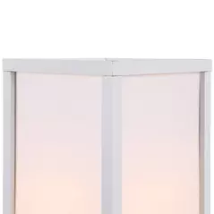 HOMCOM 3-Tier Floor Lamp, Floor Light with Storage Shelf, Reading Standing Lamp with Acrylic Shade for Living Room, Bedroom, Kitchen, Dining Room, Office, Dorm, 160cm, White - 6