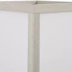 HOMCOM 3-Tier Floor Lamp, Floor Light with Storage Shelf, Reading Standing Lamp with Acrylic Shade for Living Room, Bedroom, Kitchen, Dining Room, Office, Dorm, 160cm, Oak - 7