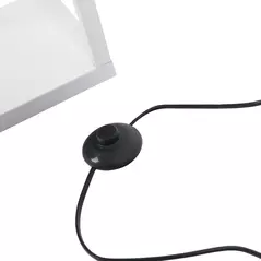 HOMCOM 3-Tier Floor Lamp, Floor Light with Storage Shelf, Reading Standing Lamp with Acrylic Shade for Living Room, Bedroom, Kitchen, Dining Room, Office, Dorm, 160cm, White - 8