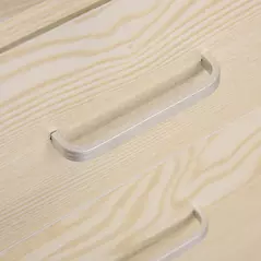 Vinsetto 2-Drawer Locking Office Filing Cabinet w/ 5 Wheels Rolling Storage Hanging A4 Cupboard Home Organisation, Oak Wood Grain - 9