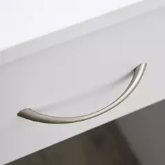 HOMCOM Compact Computer Desk, Study Table with Drawer and Storage Compartment, Writing Workstation, White - 8