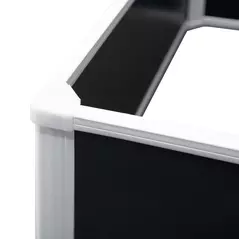 Outsunny 302L Raised Garden Bed, Weather-resistant PP Planter Box Containers for Outdoor Patio Plant Flower Vegetable, 120 x 90 x 30 cm - 7