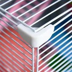 PawHut 5 Tier Hamster Cage Carrier Habitat w/ Exercise Wheels, Tunnel, Green - 8