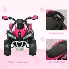 HOMCOM Ride on Toy for Kids 4 Wheel Foot-to-Floor Sliding Walking Car Toy Motorcycle Baby Walker Toddler Toys for for 18-36 Months Boys and Girls - 7