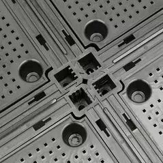 Outsunny Set of 6 26L Garden Raised Bed Elevated Patio Flower Plant Planter Box PP Vegetables Planting Container, Brown - 8