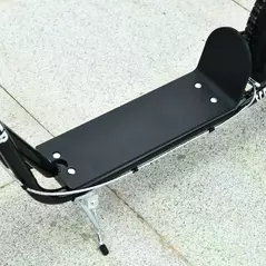 HOMCOM Kick Scooters for Kids with Adjustable Height, Anti-Slip Deck, Dual Brakes, Rubber Tyres, for Boys and Girls Aged 5+ Years Old - Black - 9