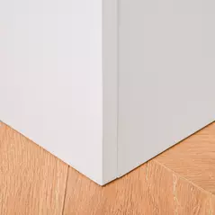 HOMCOM Wooden Kids Toy Box Children Storage Chest Organiser Book Slot Safety Hinge Playroom Furniture White - 8