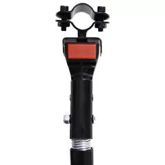 HOMCOM Bike Cargo Trailer Bicycle Trailer Cargo Storage Cart w/ Hitch Cycling Camping Luggage Storage Carrier Transport Steel Black - 7