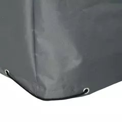 Outsunny 205x192cm Outdoor Garden Rattan Furniture Protective Cover Water UV Resistant Grey - 8