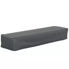 Outsunny 200x73cm Outdoor Garden Rattan Furniture Protective Cover Water UV Resistant Grey - 1