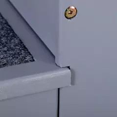 PawHut Dog Steps for Bed Sofa, 3 Step Wooden Dog Stairs for Sofa, Pet Stairs with Storage for Small Cats and Puppy, Grey - 9