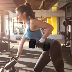 HOMCOM 15KG Single Rubber Hex Dumbbell Portable Hand Weights Dumbbell Home Gym - 2