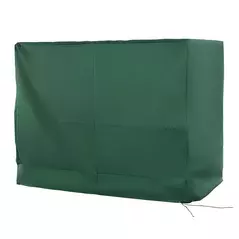 Outsunny 3-Seat Outdoor Garden Swing Chair Protective Cover Water UV Resistant, 240L x 133Wcm, Green - 1