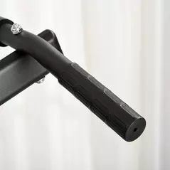 HOMCOM Power Tower Dip Station Pull Up Bar Multi-Function Push Up Equipment with Adjustable Height for Home Gym Strength Training Workout Fitness - 8