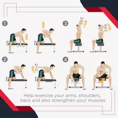 HOMCOM 2x6kg Hex Dumbbells Set Rubber Dumbbells Weight Lifting Equipment Fitness Home Gym - 7