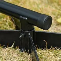 Outsunny Hanging Hammock Stand Hammock Chair Stand C Stand Steel Heavy Duty Stand for Hanging Hammock Air Porch Swing Chair Indoor Outdoor (Only Construction) - 9