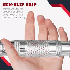 HOMCOM 2x8kg Hex Dumbbell Rubber Weights Sets Hexagonal Gym Fitness Lifting Home - 4