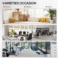 HOMCOM 15KG Single Rubber Hex Dumbbell Portable Hand Weights Dumbbell Home Gym - 6