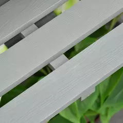 Outsunny Wooden Cold Frame Greenhouse Polycarbonate Garden Grow House for Flower Vegetable Plants with Adjustable Shelf, Double Doors, 76 x 47 x 110cm, Light Grey - 9