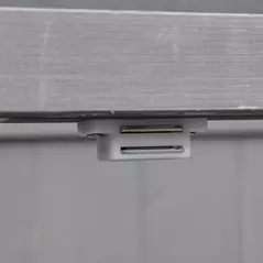 Outsunny Small Shed, Wooden Garden Shed with Openable Hinged Roof and Removable Shelf, Outdoor Tool Storage Cabinet Chest with Double Doors, 74 x 43 x 88 cm, Grey - 7