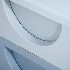 HOMCOM 3 Drawers Plastic Storage Units, 3 Tier Kids Storage Units, Children Toy Chest for Nursery, Playroom, Bedroom, Blue - 8