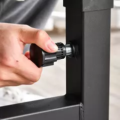 HOMCOM Weight Bench, 6 in 1 Adjustable Bench Press with Leg Extension, Barbell Rack, Preacher Curl Pad, Resistance Band, Multi-Function Home Gym Equipment for Strength Training Weightlifting - 9