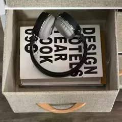 HOMCOM 4 Drawer Storage Chest Unit Home Cabinet w/ Shelves Home Living Room Bedroom Entryway Living Furniture, Light Grey - 9