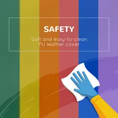 HOMCOM 11-Piece Kids Soft Play Set, Foam Block, Toys for Climbing, Crawling, Multicoloured - 7