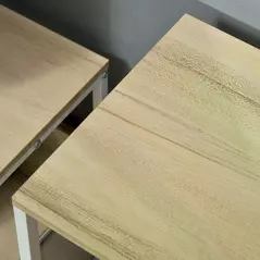 HOMCOM Chest of Drawers Storage  Dresser Cabinet Organizer with 3 Fabric Drawers and 2 Display Shelves for Living Room, Bedroom, Hallway, Beige - 8