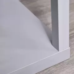 HOMCOM 3-Tier Floor Lamp, Floor Light with Storage Shelf, Reading Standing Lamp with Acrylic Shade for Living Room, Bedroom, Kitchen, Dining Room, Office, Dorm, 160cm, Grey - 9