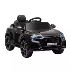 HOMCOM Licensed Audi RS Q8 Electric Ride On Car, with Remote Control, Black - 1