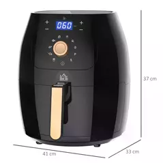 HOMCOM 5.5L 1700W Air Fryer, with Digital Display, 80-200℃ Temperature - 3