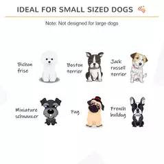 PawHut Freestanding Pet Gate Wooden Dog Gate with Support Feet Foldable Pet Fence Safety Barrier for the House Doorway Stairs Black - 4