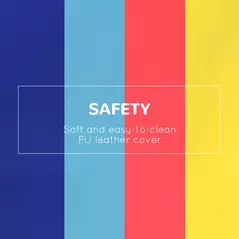 HOMCOM Soft Play 4-piece Climb and Crawl Foam Toddler Stairs and Ramp Colorful Children's Educational Software Activity Toys for Baby Preschooler - 7