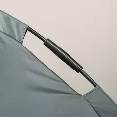 PawHut Raised Dog Bed Waterproof Elevated Pet Cot with Breathable Mesh UV Protection Canopy Grey, for Medium Dogs, 76 x 61 x 73cm - 8