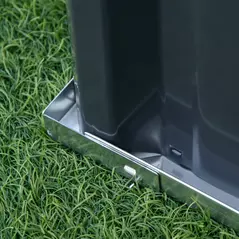 Outsunny 645L Metal Raised Garden Bed, DIY Large Steel Planter Box, No Bottom w/ A Pairs of Glove for Backyard, Patio to Grow Vegetables, Herbs, and Flowers, 258cmx90cm - 8