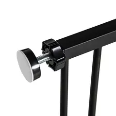 PawHut Dog Gate Pet Safety Gate Stair Barrier Pressure Fit Adjustable 76-82/86-97/101-107 cm, Black - 8