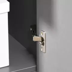 HOMCOM Computer Desk with Drawers, High Gloss Home Office Desk with Storage Cabinet, Study Workstation, 120 x 60cm, Grey - 8