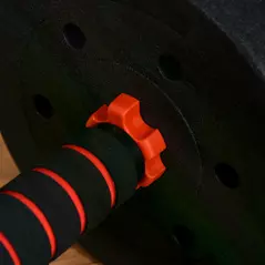 HOMCOM 25kg 2 IN 1 Adjustable Dumbbells Weight Set, Dumbbell Hand Weight Barbell for Body Fitness, Lifting Training for Home, Office, Gym, Black - 9