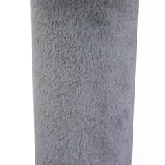 PawHut Floor to Ceiling Cat Tree 230-260cm Height Adjustable, 5-Tier Cat Tower with Scratching Posts, Hammock, Perches, Climbing Activity Centre for Indoor Kittens Playing and Relaxing, Grey - 9