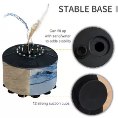 HOMCOM 4-in-1 Boxing Punching Bag, Freestanding with 2 Speed Bals, 360° Reflex Bar, 160-230cm Adjustable Height, Black - 7