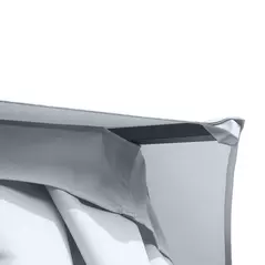 Outsunny 3 x 3(m) Hexagon Gazebo Patio Canopy Party Tent Outdoor Garden Shelter w/ 2 Tier Roof & Side Panel - Grey - 9