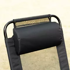 Outsunny Set of 2 Portable Folding Recliner Metal Outdoor Patio Chaise Lounge Chairs with Adjustable Backrest, Black - 8