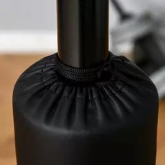 HOMCOM 4-in-1 Boxing Punching Bag, Freestanding with 2 Speed Bals, 360° Reflex Bar, 160-230cm Adjustable Height, Black - 9