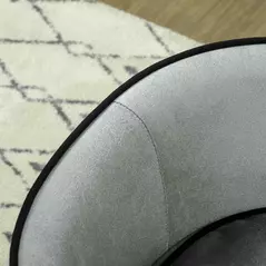 PawHut Dog Sofa Pet Chair, Kitten Bed Couch w/ Wooden Frame, Removable Cushion - Silver-Tone and Grey - 8