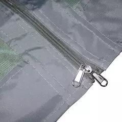 Outsunny 3 x 4m Metal Frame Hexagon Gazebo, with Curtains - Grey - 9