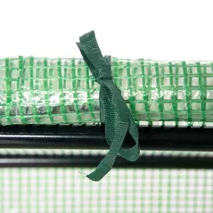 Outsunny Mini Greenhouse, Small Plant Grow House for Outdoor with Durable PE Cover, Observation Windows, 120 x 60 x 60 cm, Green - 8