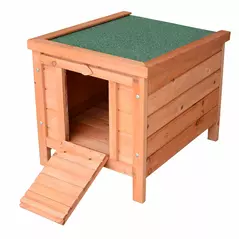 PawHut 20" Wooden Guinea Pigs Hutches-Fir Wood - 1