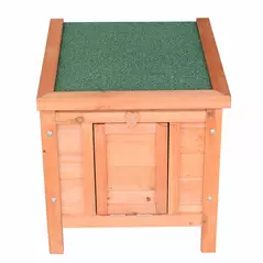 PawHut 20" Wooden Guinea Pigs Hutches-Fir Wood - 9